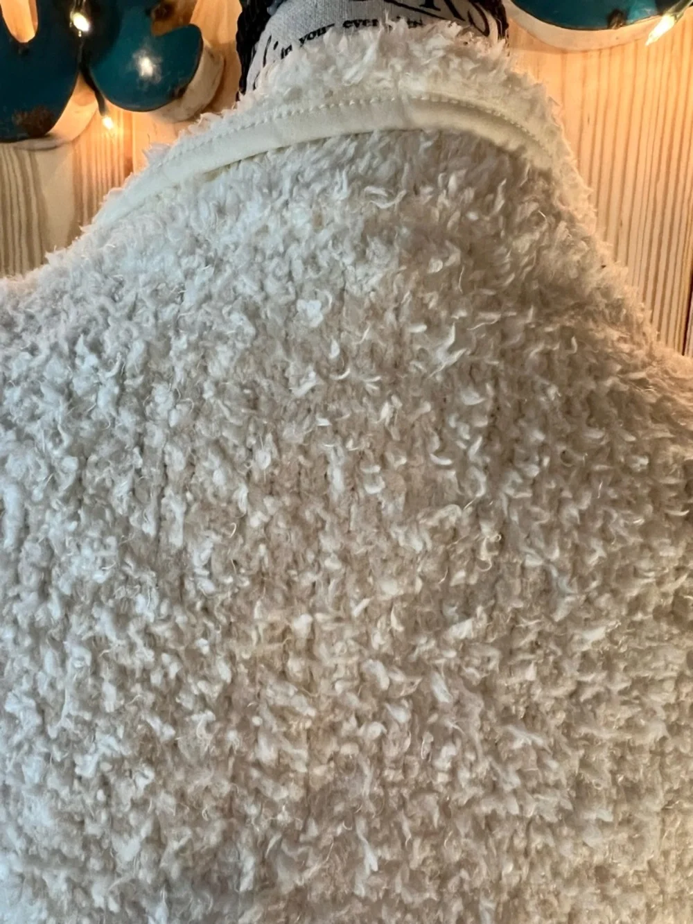 🔆☀️🌸SKIMS Cozy Cropped Half-Zip Pullover in Bone🌸☀️🔆 - Picture 14 of 16